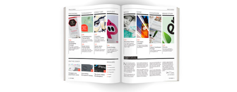 cursus inhoudsopgave met InDesign