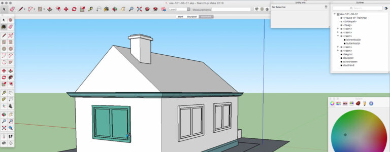 Starten met SketchUp Make